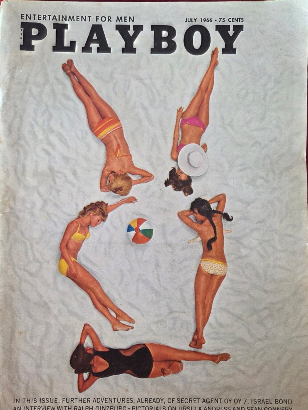 RARE, VINTAGE, JULY 1966 PLAYBOY MAGAZINE!!!